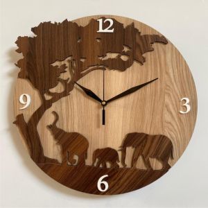 Wooden Wall Clock